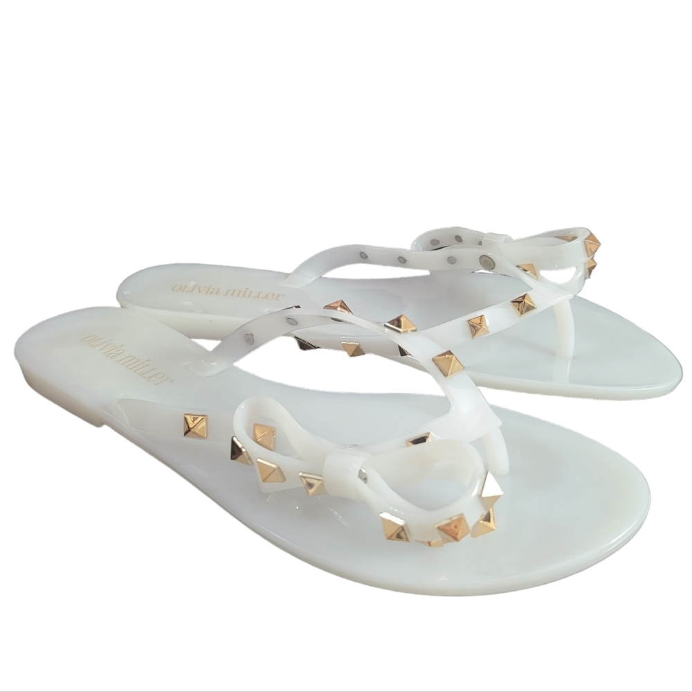 Olivia Miller Ravenna Jelly Sandals-7 - Picture 1 of 3